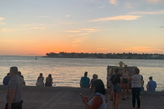 Key West Waterfront Cocktail Walk to Mallory Square's Sunset Celebration